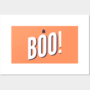 Boo! happy halloween Posters and Art